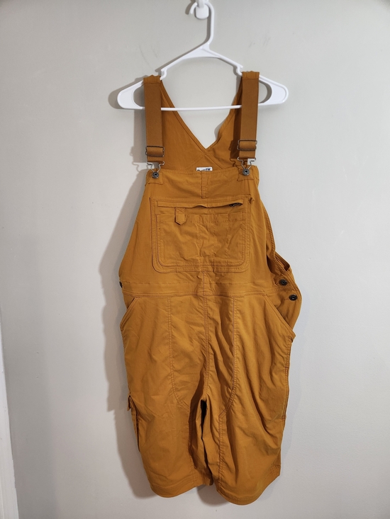 Duluth Trading Co Pants - Duluth Trading Yellow Short Overalls Shortalls Gardening Gold Mustard Workwear